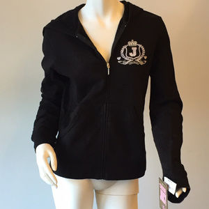 NWT   Juicy Couture Fleece Hoodie Jacket W/Logo